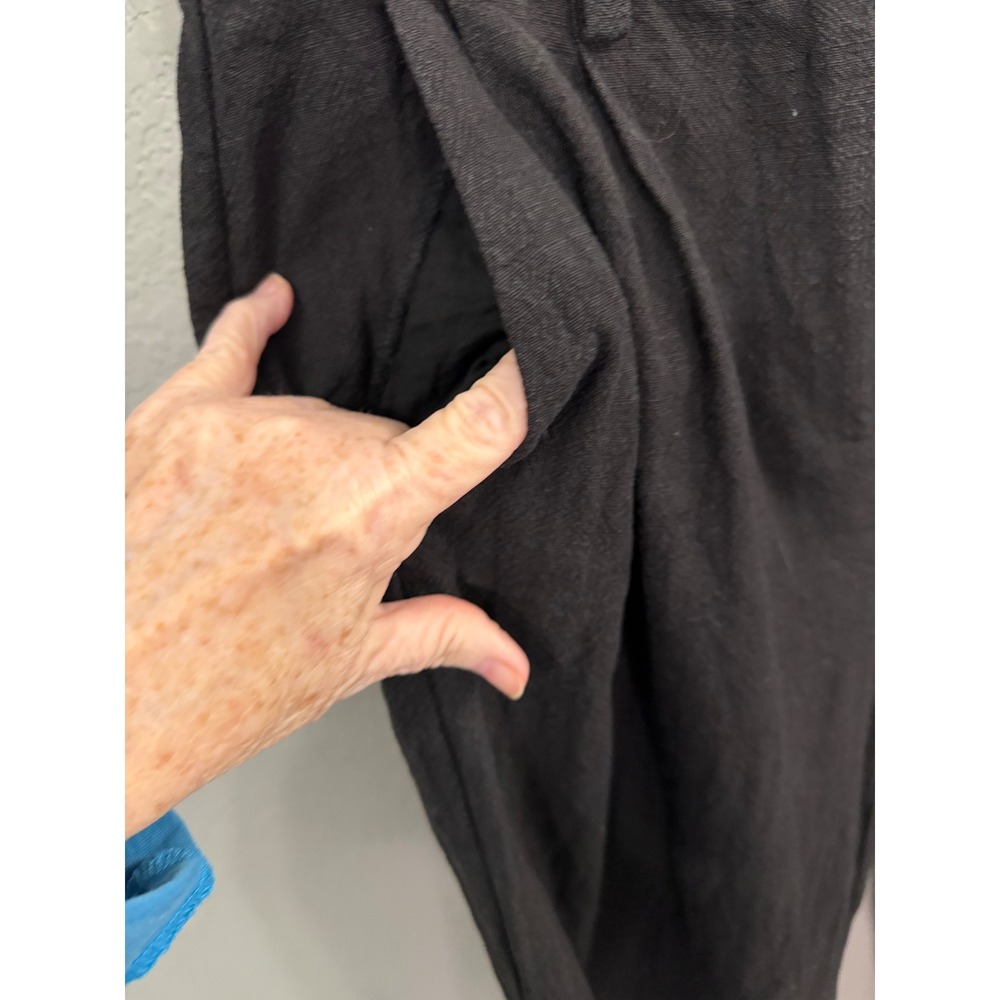 Bec + Bridge Wide Leg Trouser Pants 2 Black Workwear Career Quiet Luxury Office - Picture 4 of 11